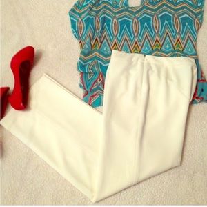 Cream WHBM Slacks Pants